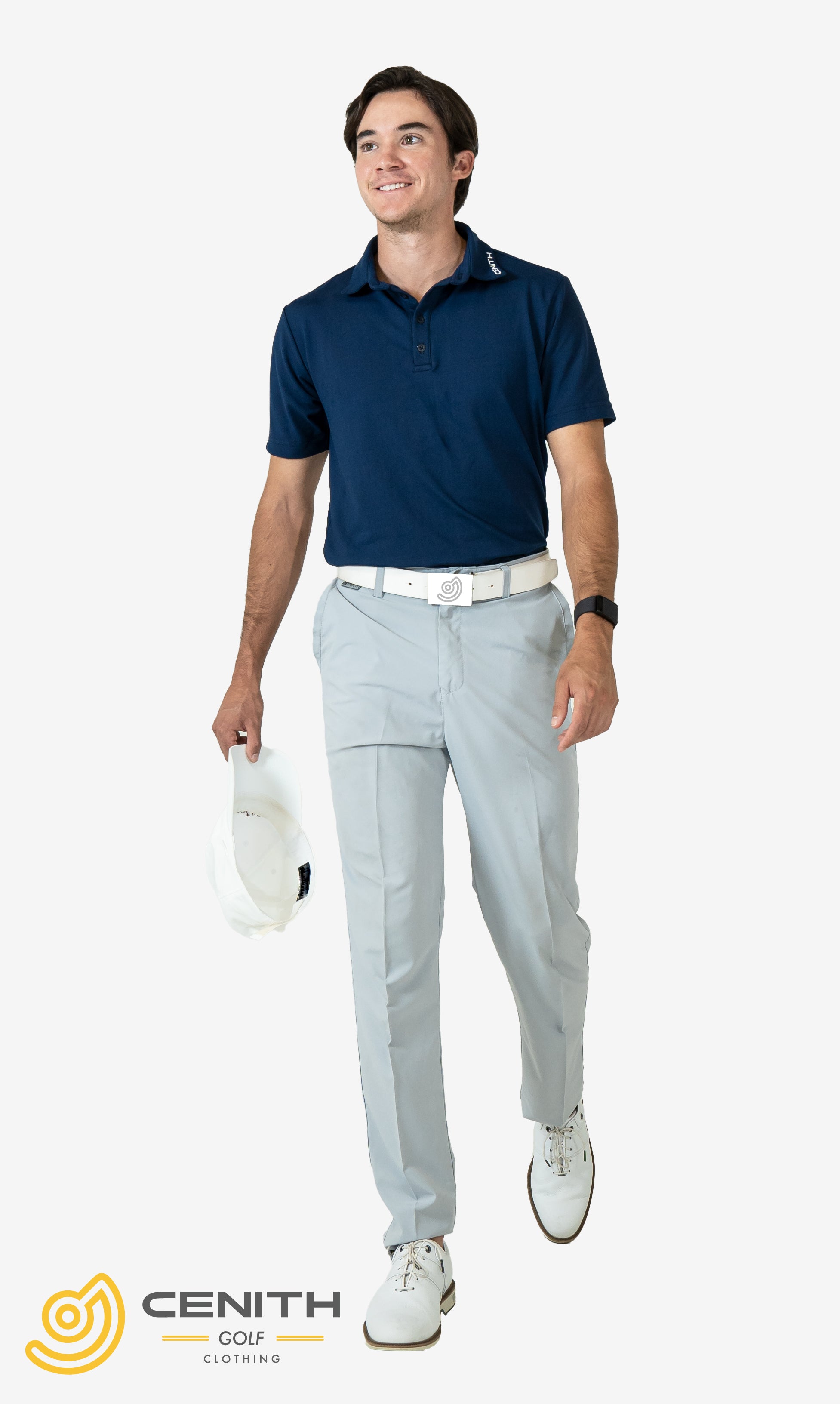 Cenith Pantalón para Golf de Hombre Repelente Gris Claro