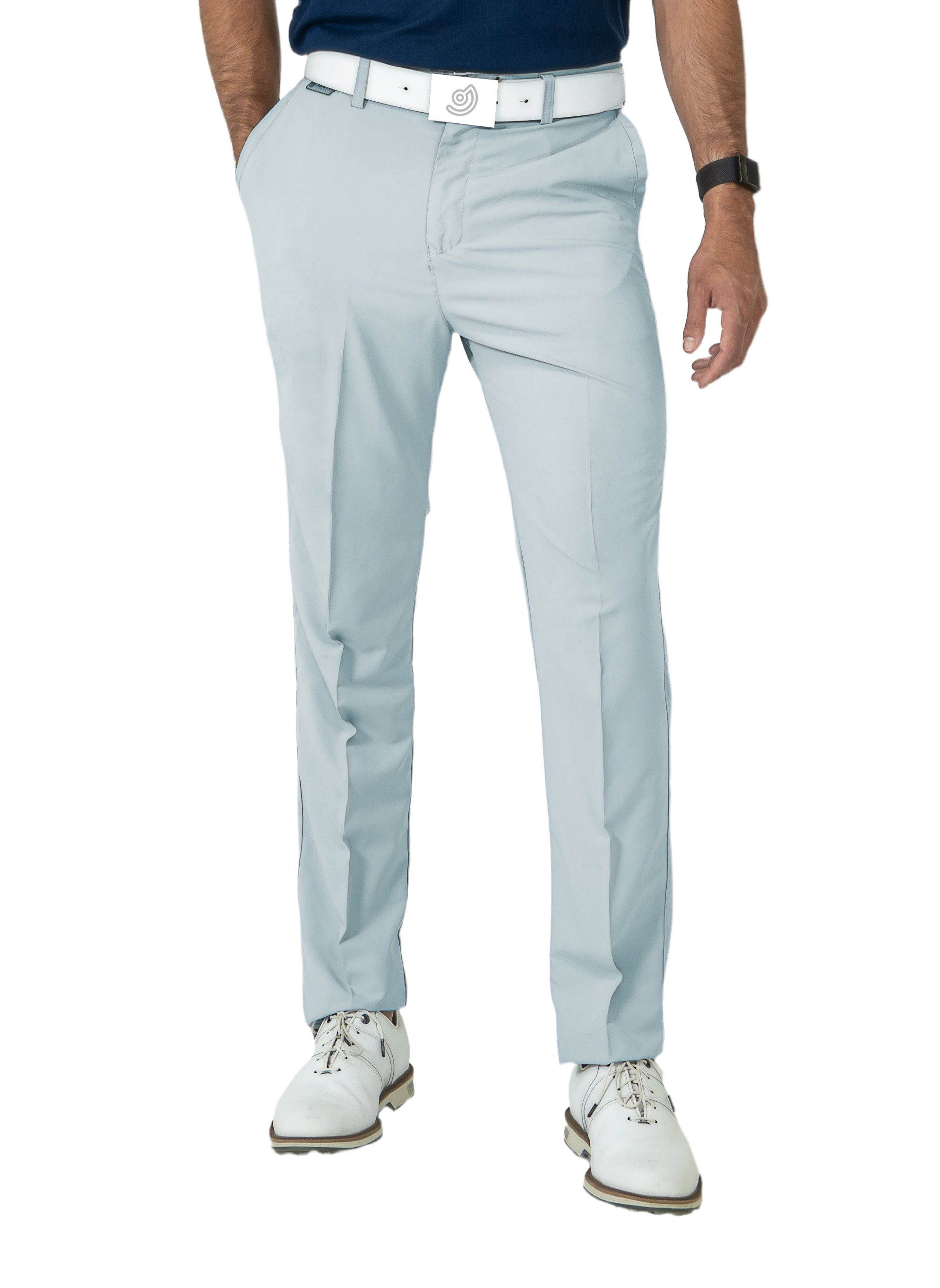 Cenith Pantalón para Golf de Hombre Repelente Gris Claro