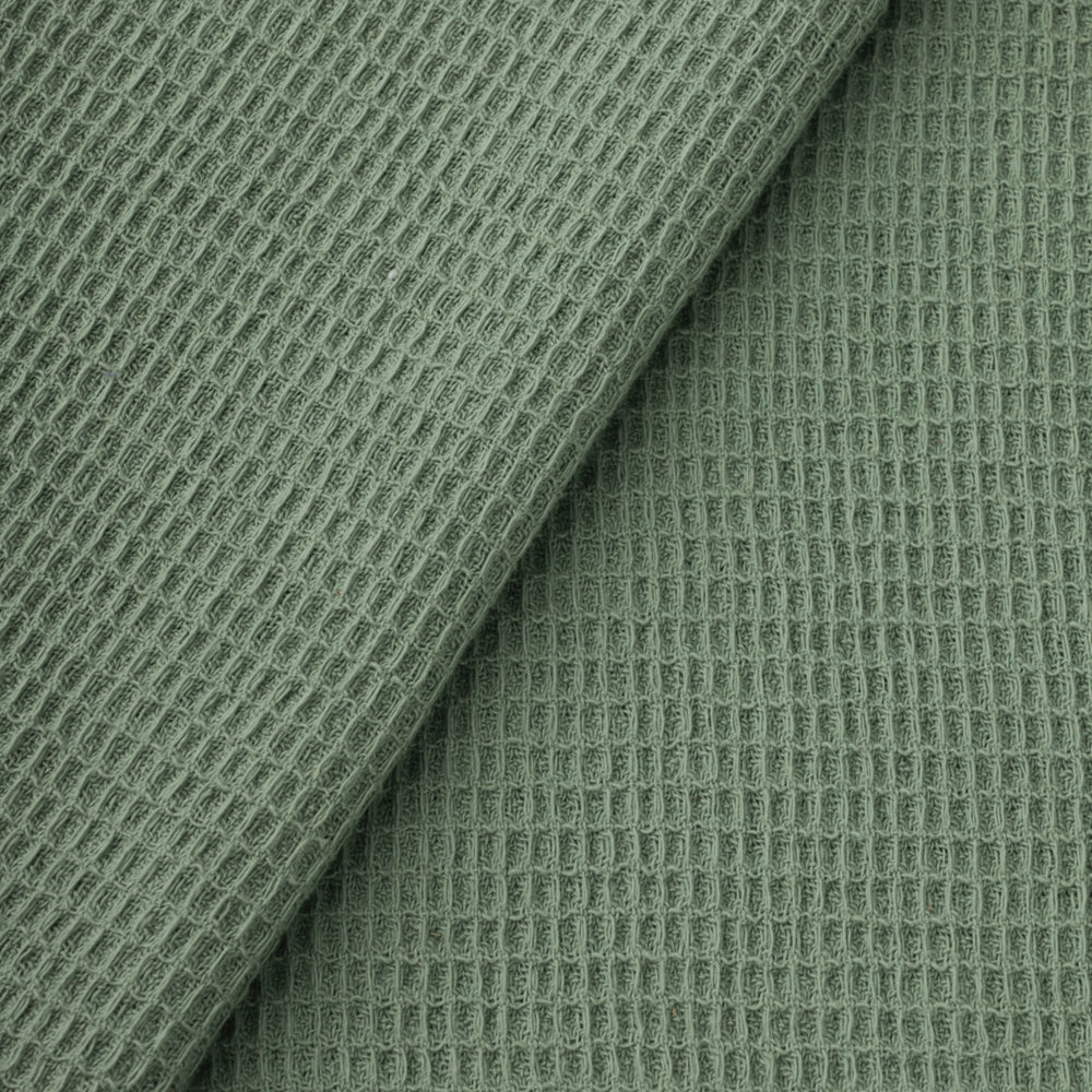 Pantalón de golf verde olivo para caballero con Textura Waffle