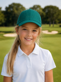Gorra de golf bordada de junior