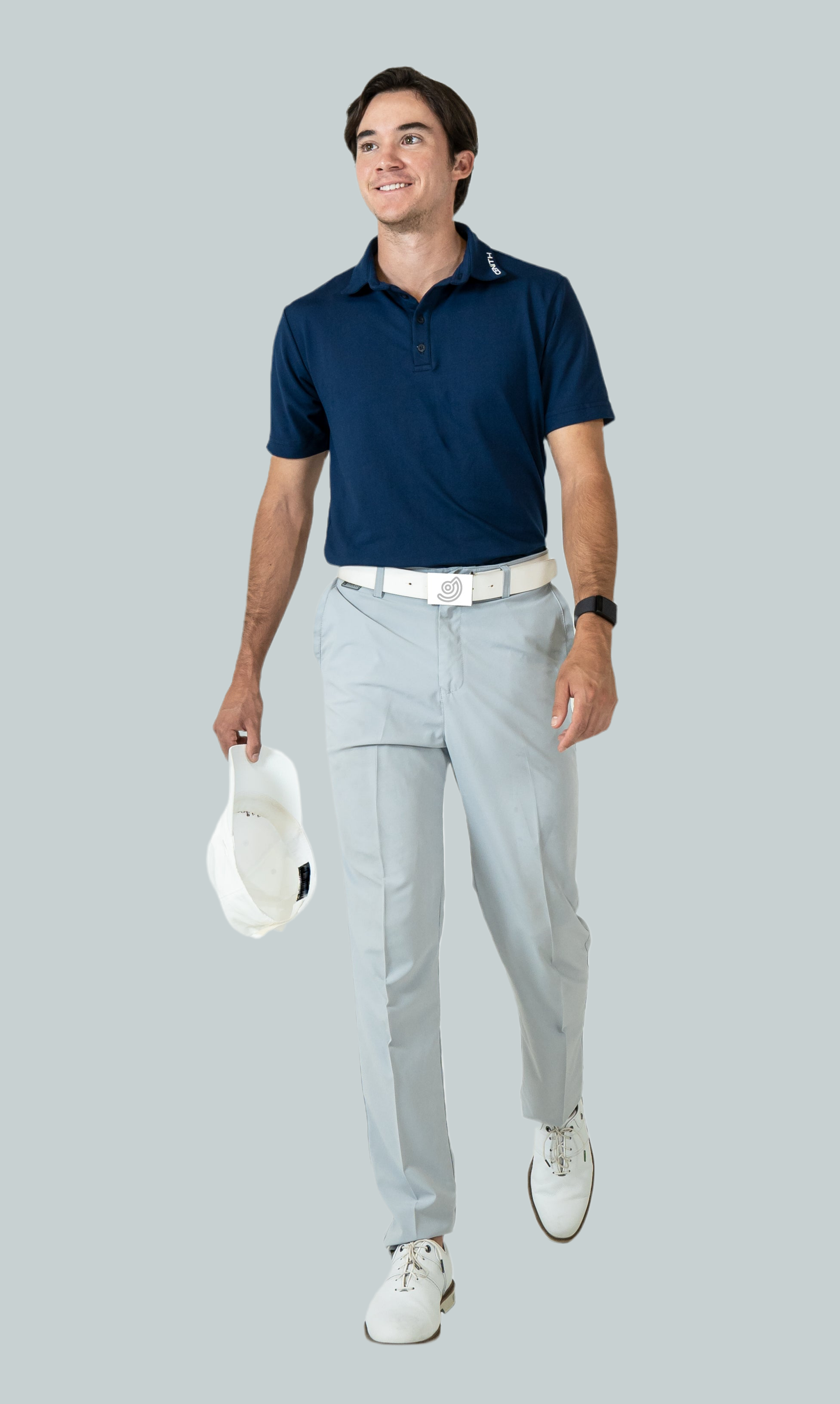 Cenith Pantalón para Golf de Hombre Repelente Gris Claro