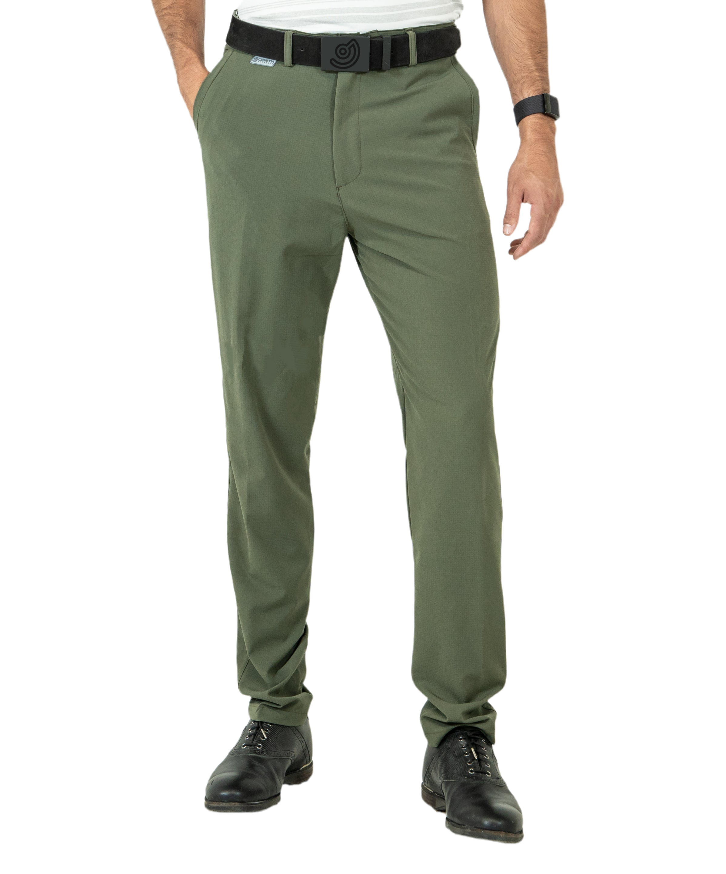 Cenith Pantalón para Golf de Hombre con Textura Waffle Verde