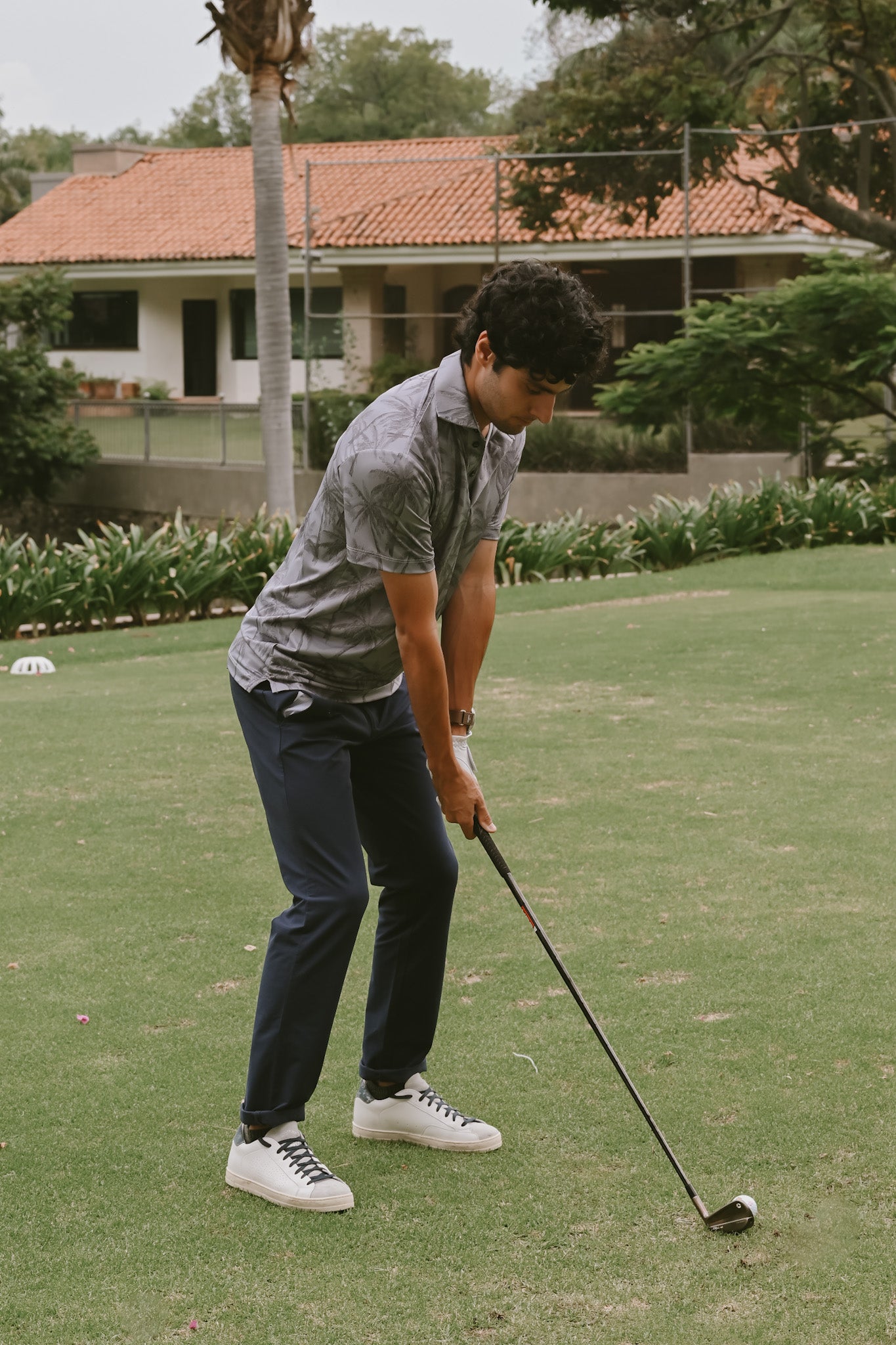 Polo Gray Caballero